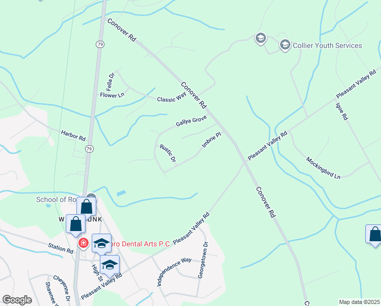 map of restaurants, bars, coffee shops, grocery stores, and more near 510 Imbrie Place in Marlboro Township
