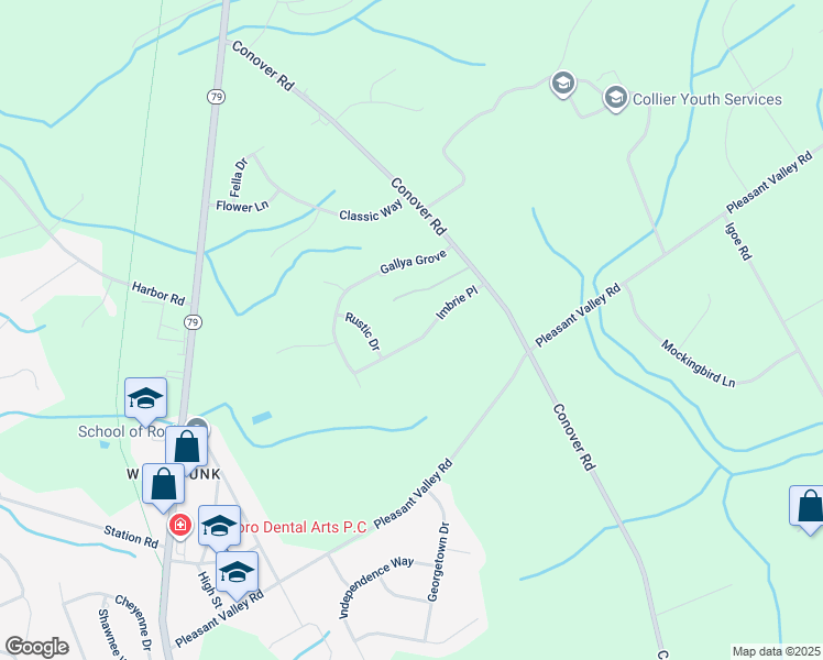 map of restaurants, bars, coffee shops, grocery stores, and more near 510 Imbrie Place in Marlboro Township