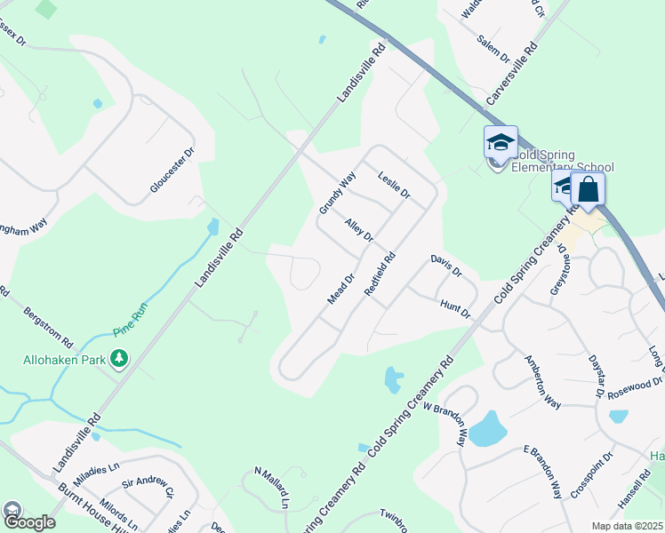 map of restaurants, bars, coffee shops, grocery stores, and more near 4267 Arbor Lane in Doylestown
