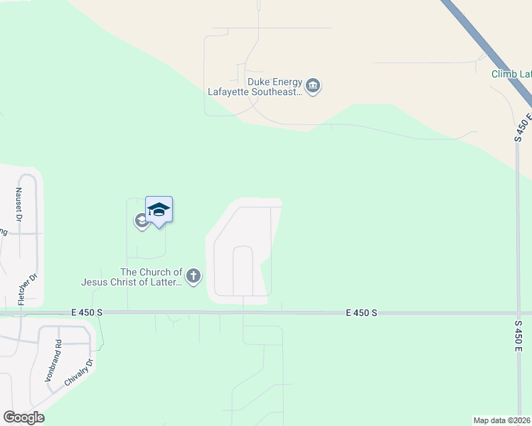 map of restaurants, bars, coffee shops, grocery stores, and more near Regatta Drive in Lafayette