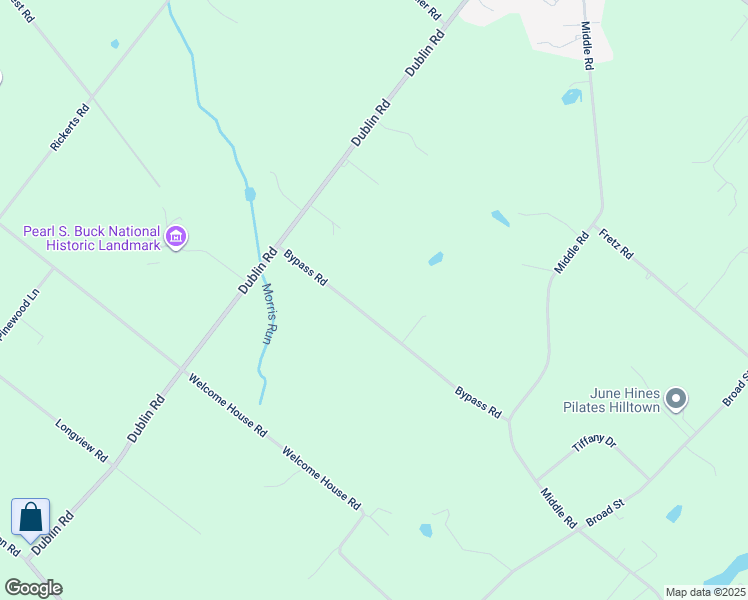 map of restaurants, bars, coffee shops, grocery stores, and more near 965 Bypass Road in Perkasie