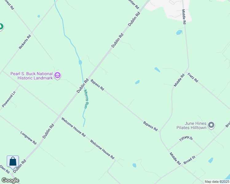 map of restaurants, bars, coffee shops, grocery stores, and more near 963 Bypass Road in Perkasie