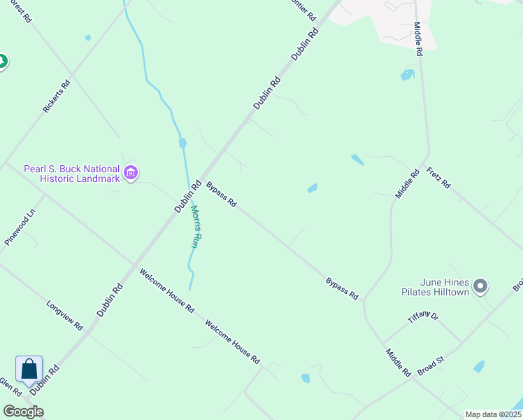map of restaurants, bars, coffee shops, grocery stores, and more near 963 Bypass Road in Perkasie