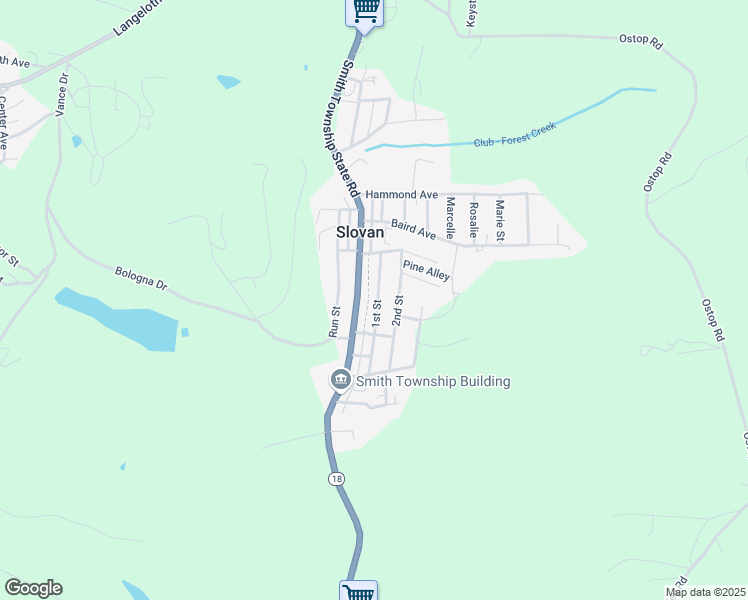 map of restaurants, bars, coffee shops, grocery stores, and more near in Slovan