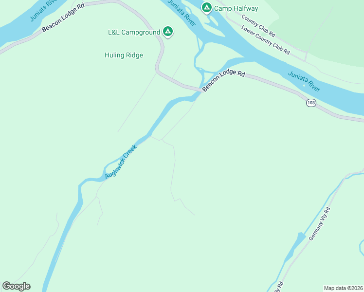 map of restaurants, bars, coffee shops, grocery stores, and more near 14843 Sycamore Lane in Mount Union