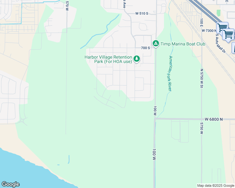 map of restaurants, bars, coffee shops, grocery stores, and more near 946 South 290 West in American Fork