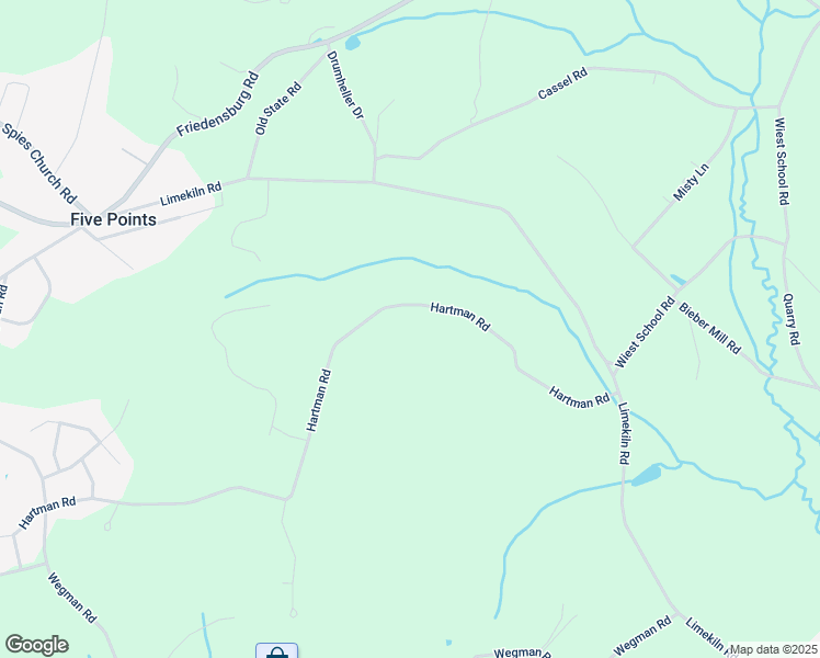 map of restaurants, bars, coffee shops, grocery stores, and more near 555 Hartman Road in Reading