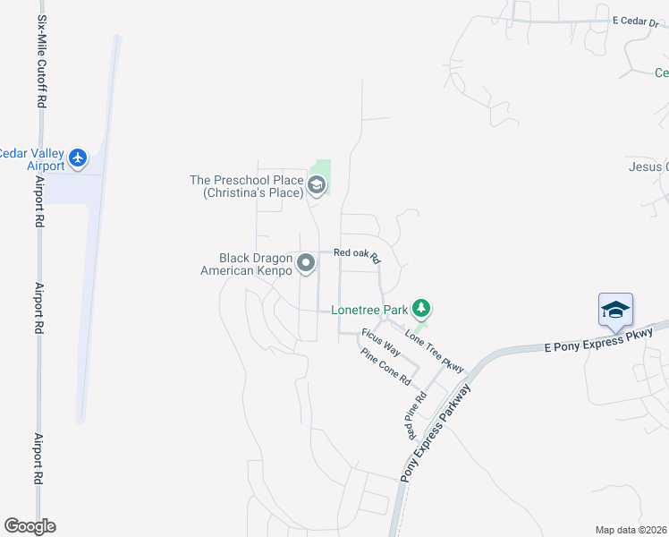 map of restaurants, bars, coffee shops, grocery stores, and more near 1943 Atlas Cedar Road in Eagle Mountain