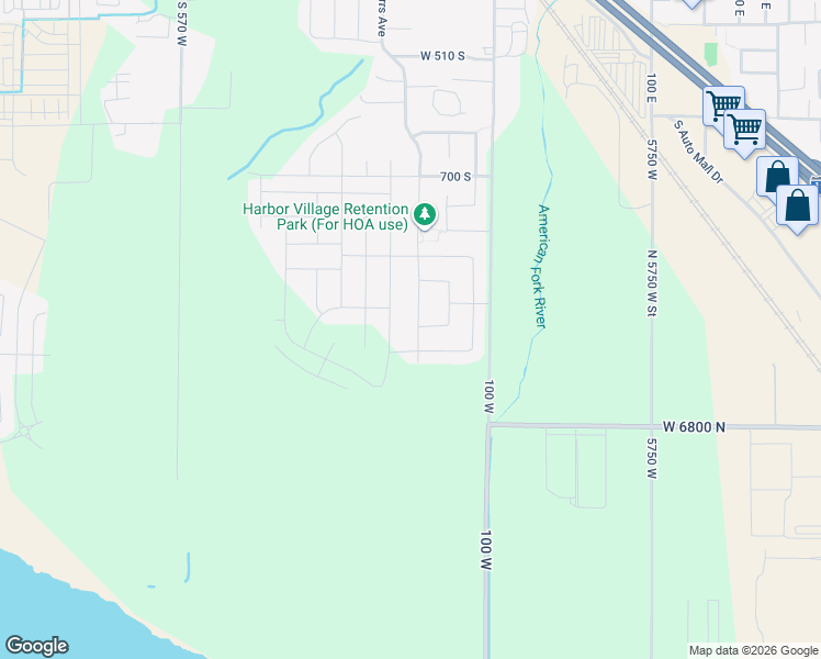 map of restaurants, bars, coffee shops, grocery stores, and more near 236 West 960 South in American Fork