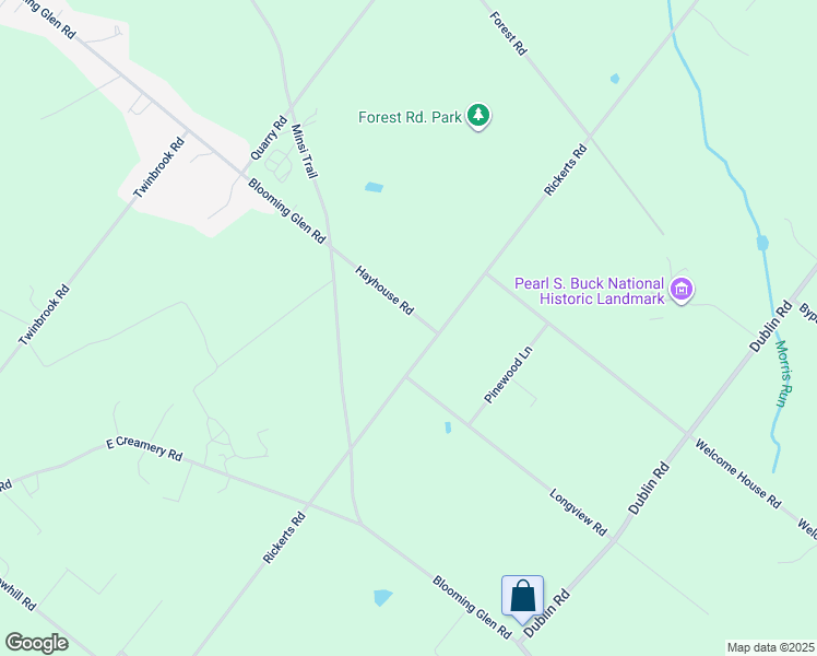 map of restaurants, bars, coffee shops, grocery stores, and more near 12 Hayhouse Road in Perkasie
