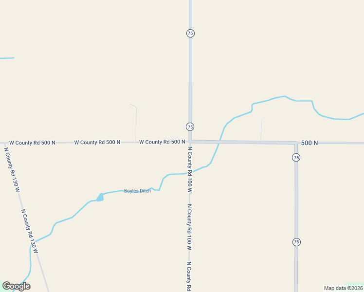 map of restaurants, bars, coffee shops, grocery stores, and more near 5001 Indiana 75 in Frankfort