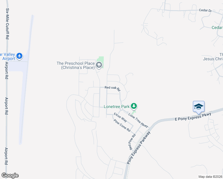 map of restaurants, bars, coffee shops, grocery stores, and more near 1942 Sycamore Drive in Eagle Mountain