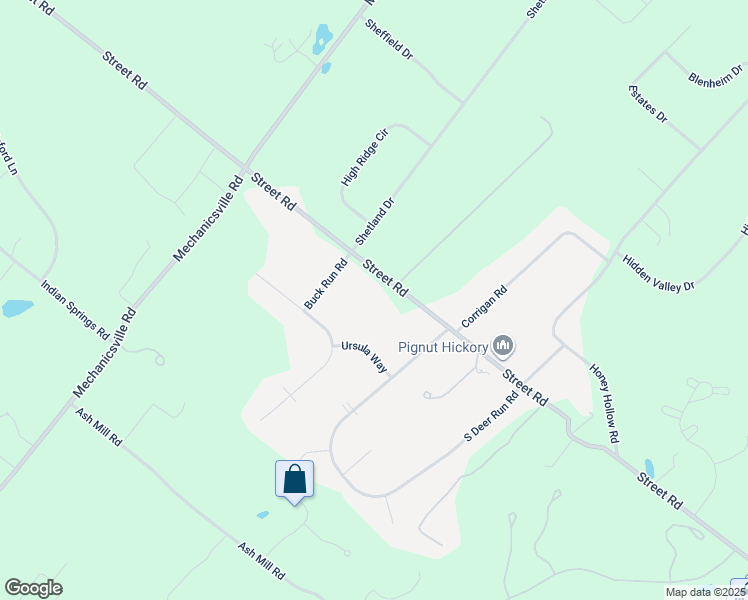 map of restaurants, bars, coffee shops, grocery stores, and more near 3088 Street Road in Doylestown