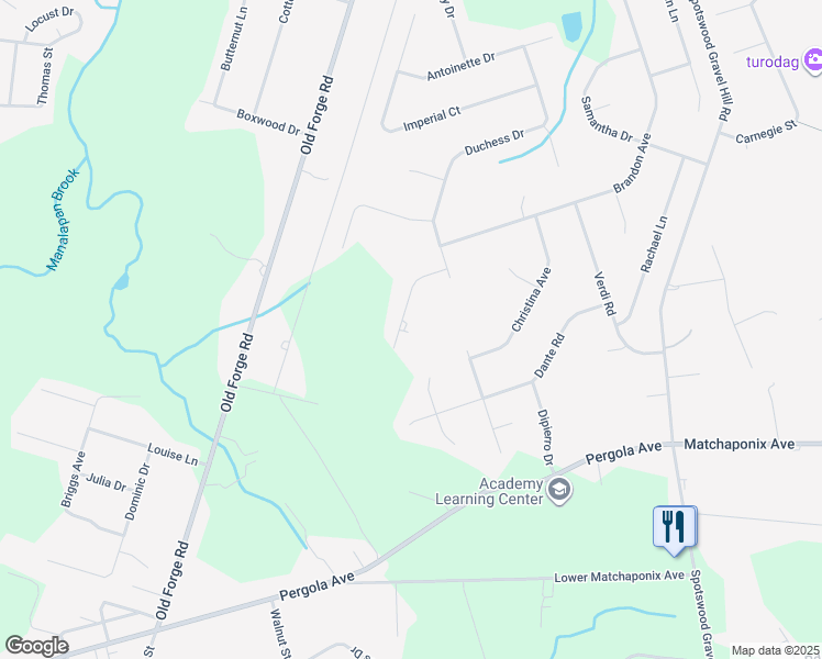 map of restaurants, bars, coffee shops, grocery stores, and more near 9 Palace Court in Monroe Township