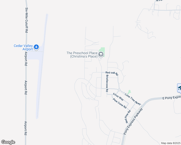 map of restaurants, bars, coffee shops, grocery stores, and more near 1768 Seabiscuit Court in Eagle Mountain