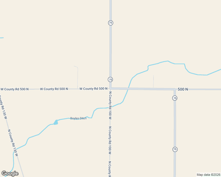 map of restaurants, bars, coffee shops, grocery stores, and more near 5001 Indiana 75 in Frankfort