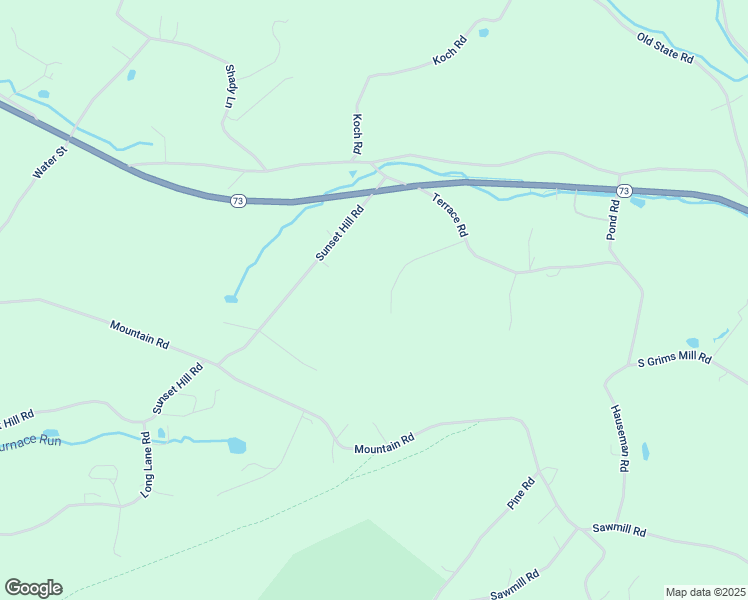 map of restaurants, bars, coffee shops, grocery stores, and more near 36 Kristine Avenue in Boyertown