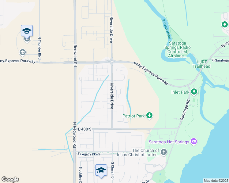 map of restaurants, bars, coffee shops, grocery stores, and more near 184 Riverside Drive in Saratoga Springs