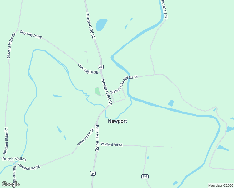 map of restaurants, bars, coffee shops, grocery stores, and more near 7973 Waterworks Hill Road Southeast in Uhrichsville