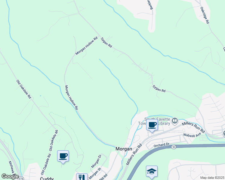 map of restaurants, bars, coffee shops, grocery stores, and more near in Morgan