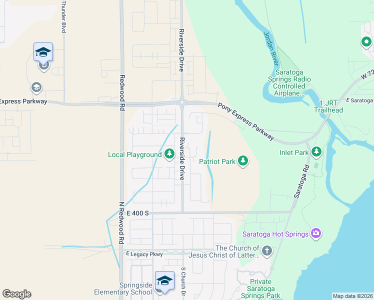 map of restaurants, bars, coffee shops, grocery stores, and more near 176 Riverside Drive in Saratoga Springs