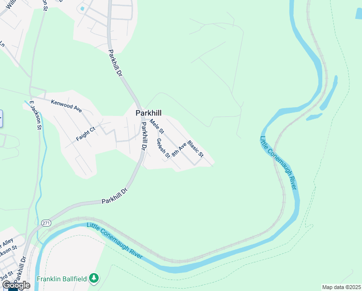 map of restaurants, bars, coffee shops, grocery stores, and more near in Johnstown