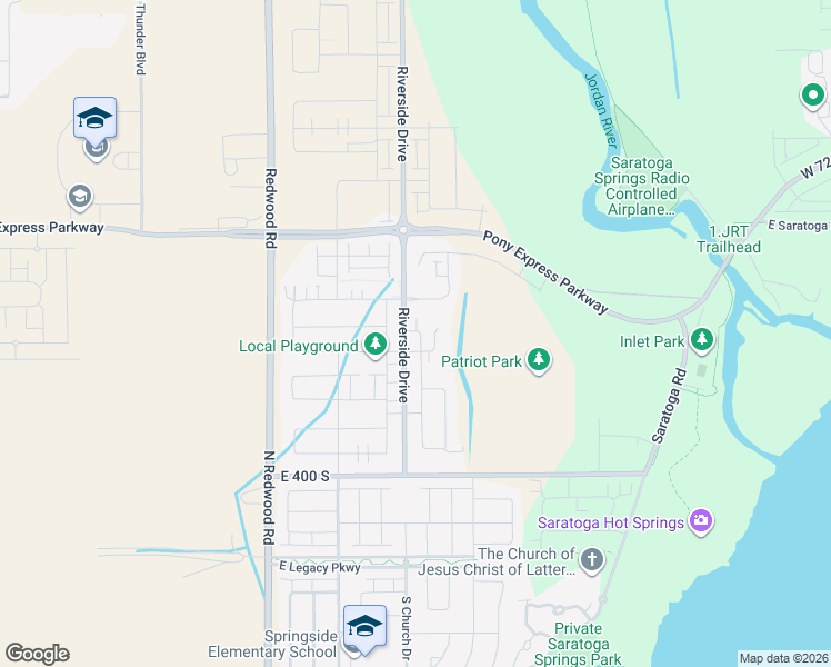 map of restaurants, bars, coffee shops, grocery stores, and more near 176 Riverside Drive in Saratoga Springs