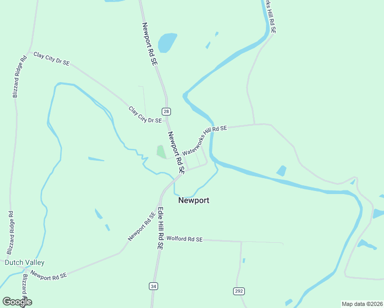 map of restaurants, bars, coffee shops, grocery stores, and more near 7973 Waterworks Hill Road Southeast in Uhrichsville