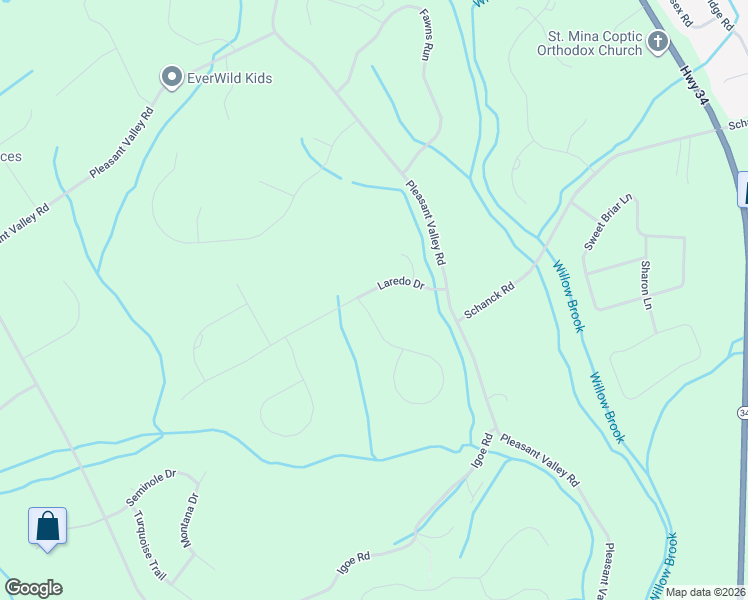 map of restaurants, bars, coffee shops, grocery stores, and more near 201 Navajo Court in Marlboro