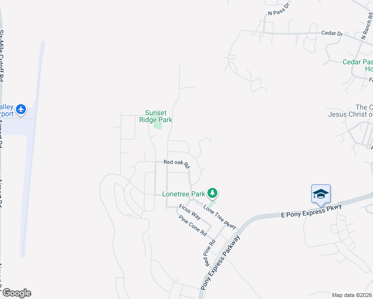 map of restaurants, bars, coffee shops, grocery stores, and more near 7817 North Blue Spruce Road in Eagle Mountain