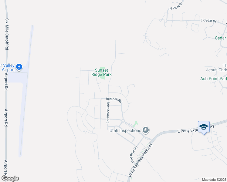 map of restaurants, bars, coffee shops, grocery stores, and more near 1967 Sycamore Drive in Eagle Mountain