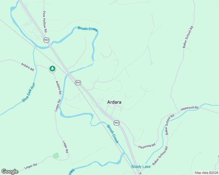 map of restaurants, bars, coffee shops, grocery stores, and more near 12688 Water Street in Ardara