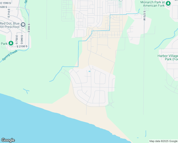 map of restaurants, bars, coffee shops, grocery stores, and more near 935 South 950 West in Highland