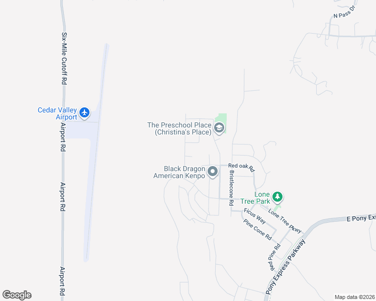 map of restaurants, bars, coffee shops, grocery stores, and more near 7824 Seabiscuit Road in Eagle Mountain