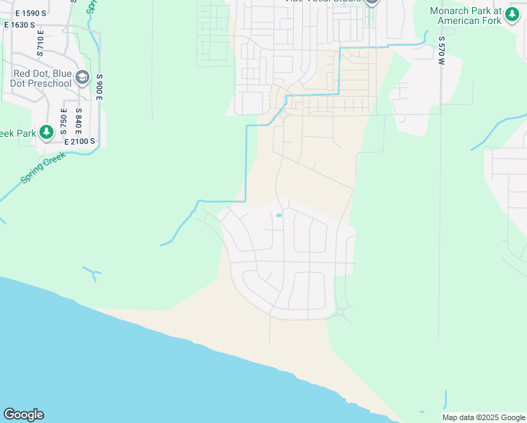 map of restaurants, bars, coffee shops, grocery stores, and more near 6720-6998 West 7300 North in American Fork
