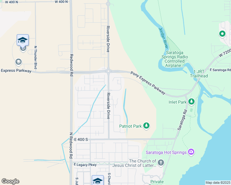 map of restaurants, bars, coffee shops, grocery stores, and more near 253 East Polaris Drive in Saratoga Springs