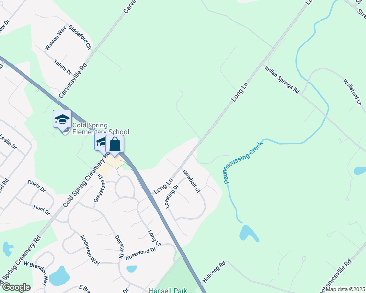 map of restaurants, bars, coffee shops, grocery stores, and more near 5336 Long Lane in Doylestown