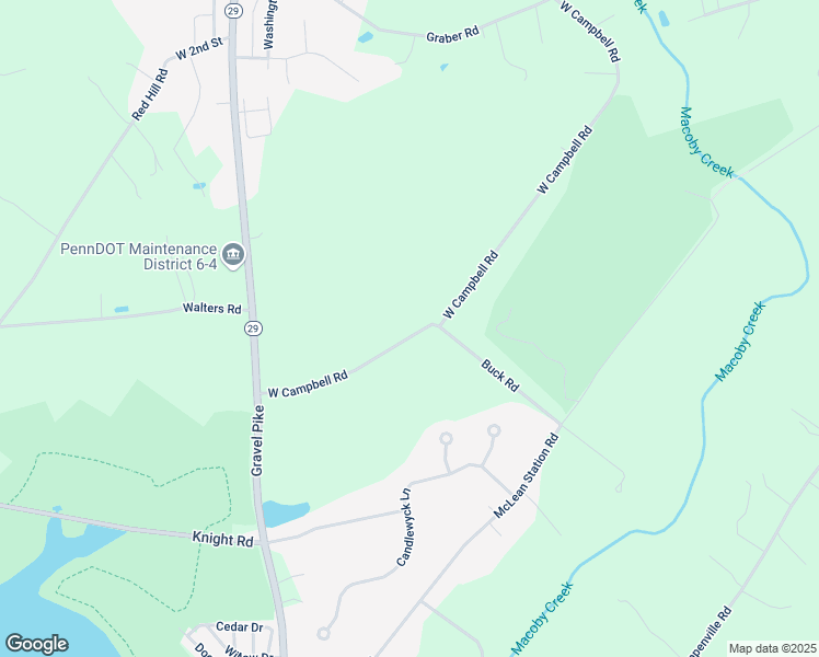 map of restaurants, bars, coffee shops, grocery stores, and more near 1358 West Campbell Road in Green Lane