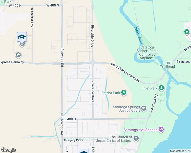 map of restaurants, bars, coffee shops, grocery stores, and more near 234 East Polaris Drive in Saratoga Springs
