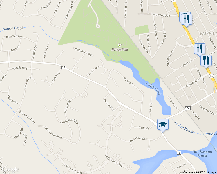 map of restaurants, bars, coffee shops, grocery stores, and more near 757 Nutswamp Road in Red Bank