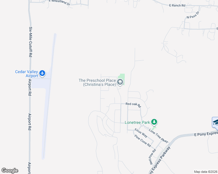 map of restaurants, bars, coffee shops, grocery stores, and more near 7896 Seabiscuit Road in Eagle Mountain