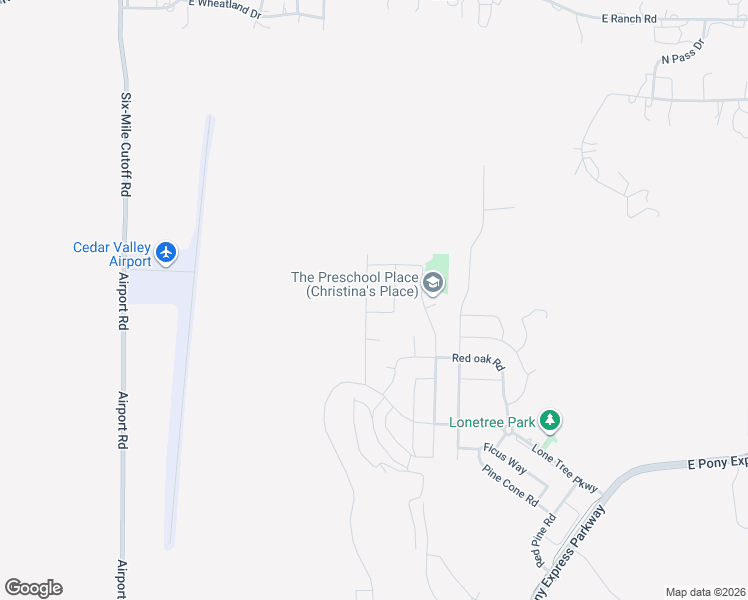 map of restaurants, bars, coffee shops, grocery stores, and more near 7896 Seabiscuit Road in Eagle Mountain