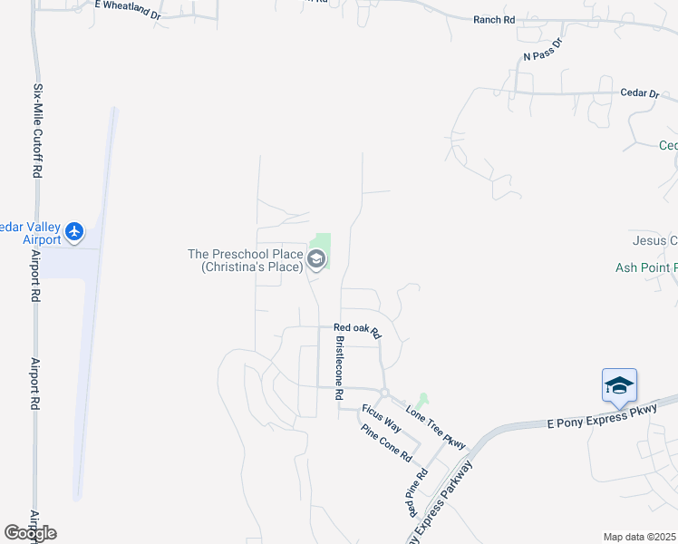 map of restaurants, bars, coffee shops, grocery stores, and more near 1957 North Blue Spruce Road in Eagle Mountain