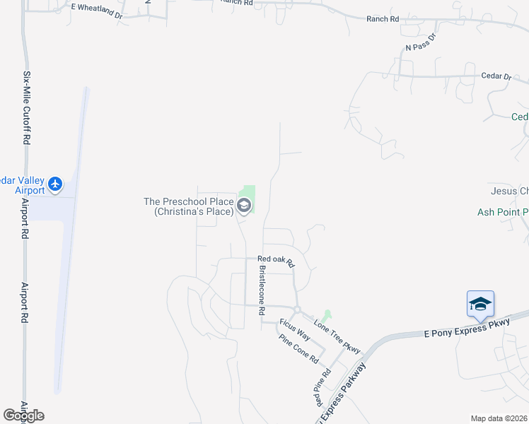 map of restaurants, bars, coffee shops, grocery stores, and more near 1957 North Blue Spruce Road in Eagle Mountain
