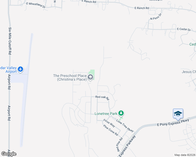 map of restaurants, bars, coffee shops, grocery stores, and more near 1957 North Blue Spruce Road in Eagle Mountain