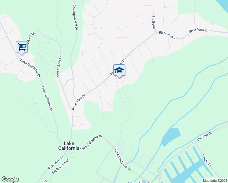 map of restaurants, bars, coffee shops, grocery stores, and more near 19510 Stringtown Place in Cottonwood