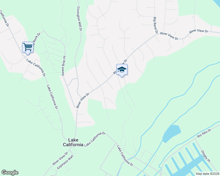 map of restaurants, bars, coffee shops, grocery stores, and more near 19517 Stringtown Place in Cottonwood