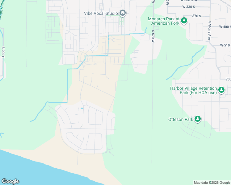 map of restaurants, bars, coffee shops, grocery stores, and more near 7145 North 6720 West in American Fork