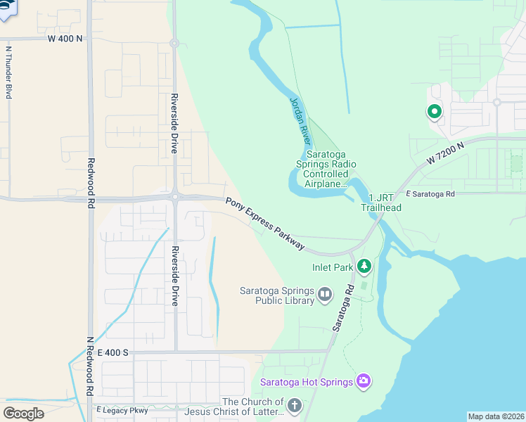 map of restaurants, bars, coffee shops, grocery stores, and more near 473 Kanab Creek Dr in Saratoga Springs