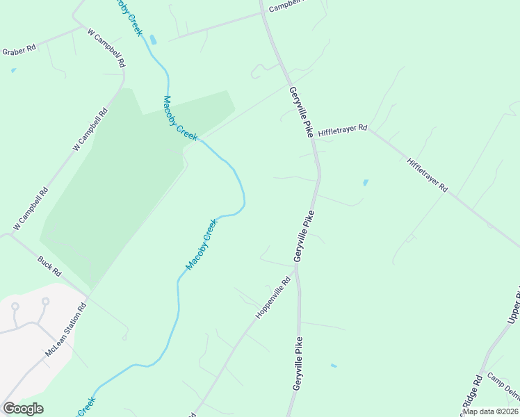 map of restaurants, bars, coffee shops, grocery stores, and more near 3738 Geryville Pike in Green Lane